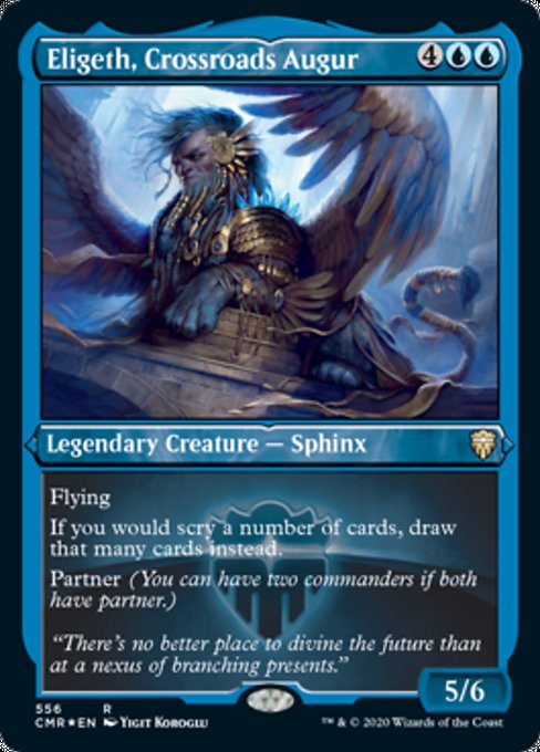 Eligeth, Crossroads Augur (Foil Etched) (Commander Legends) Near Mint Foil