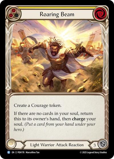 Roaring Beam (Yellow) (Compendium of Rathe) Near Mint Foil