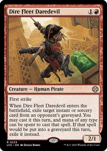 Dire Fleet Daredevil (Commander: The Lost Caverns of Ixalan) Near Mint