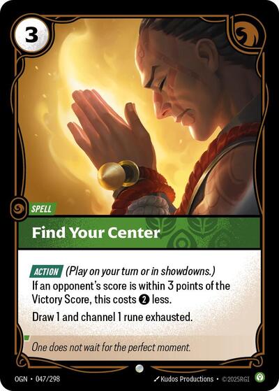 Find Your Center (Origins) Near Mint