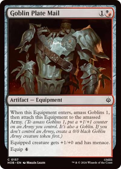 Goblin Plate Mail (The Hobbit) Near Mint Foil