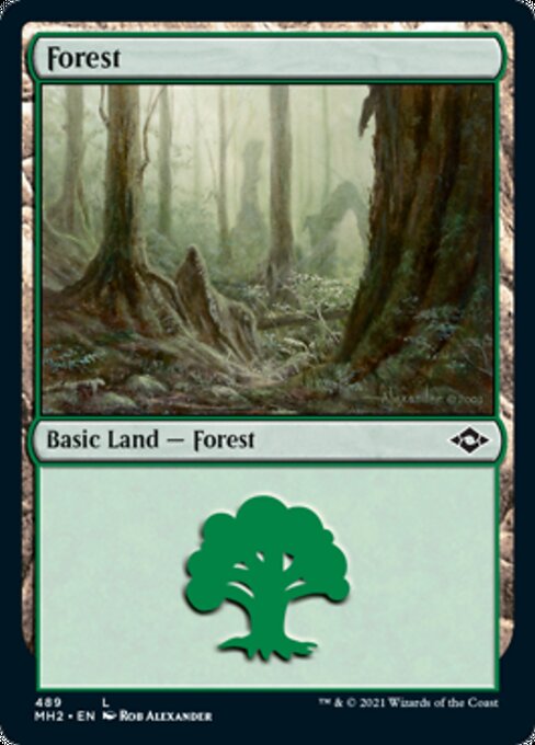 Forest (489) (Modern Horizons 2) Near Mint Foil