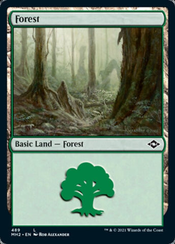 Forest (489) (Modern Horizons 2) Near Mint Foil