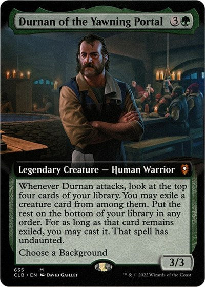 Durnan of the Yawning Portal (Extended Art) (Commander Legends: Battle for Baldur's Gate) Near Mint