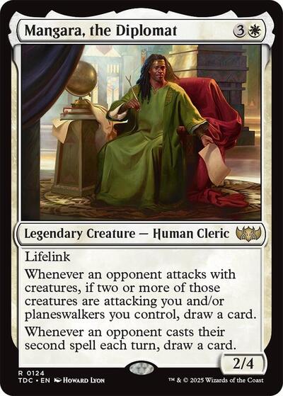 Mangara, the Diplomat (Commander: Tarkir: Dragonstorm) Near Mint