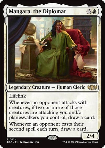 Mangara, the Diplomat (Commander: Tarkir: Dragonstorm) Near Mint