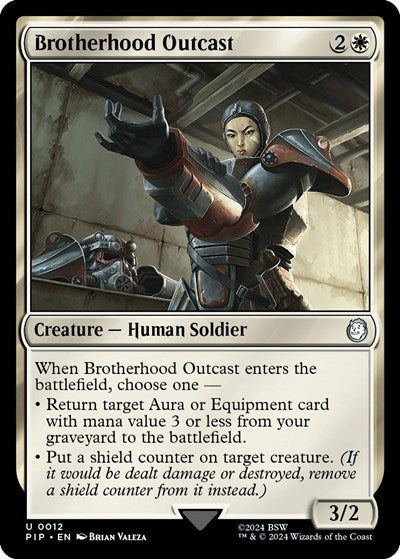Brotherhood Outcast (Universes Beyond: Fallout) Near Mint Foil