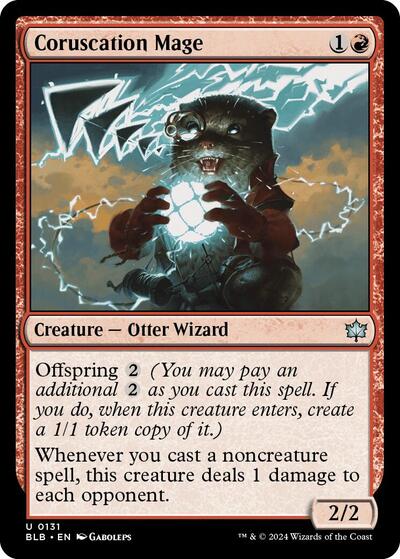 Coruscation Mage (Bloomburrow) Near Mint Foil