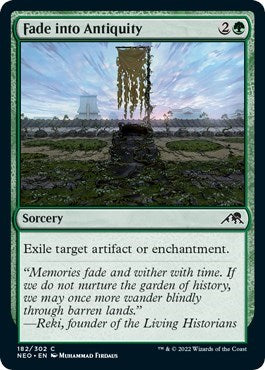 Fade into Antiquity (Kamigawa: Neon Dynasty) Near Mint Foil