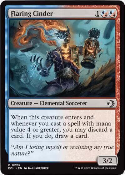 Flaring Cinder (Lorwyn Eclipsed) Near Mint