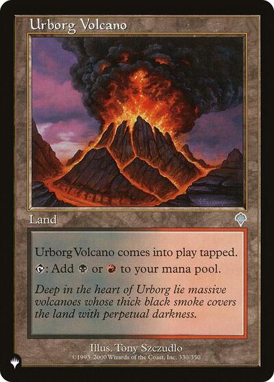 Urborg Volcano (The List) Near Mint