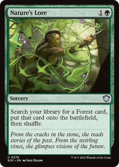 Nature's Lore (Commander: Secrets of Strixhaven) Near Mint