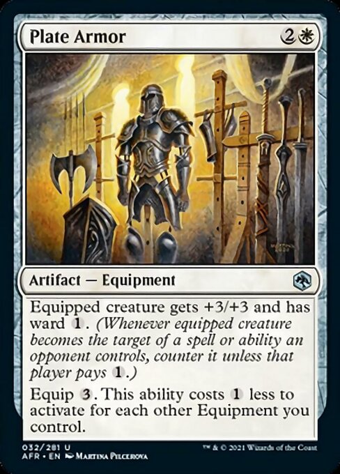 Plate Armor (Adventures in the Forgotten Realms) Light Play Foil