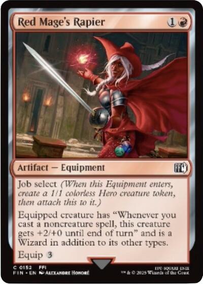Red Mage's Rapier (Universes Beyond: FINAL FANTASY) Light Play Foil