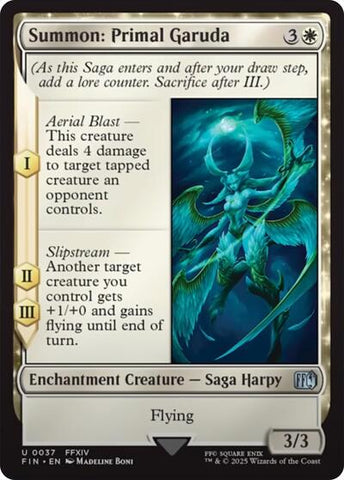 Summon: Primal Garuda (Universes Beyond: FINAL FANTASY) Near Mint