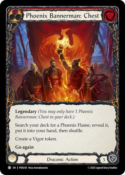 Phoenix Bannerman Chest (Red) (Compendium of Rathe) Near Mint Foil