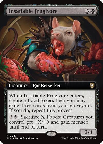 Insatiable Frugivore (Extended Art) (Commander: Bloomburrow) Near Mint