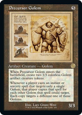 Precursor Golem (Schematic) (The Brothers' War: Retro Frame Artifacts) Near Mint