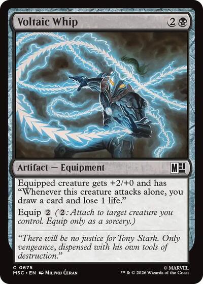 Voltaic Whip (Commander: Marvel Super Heroes) Near Mint Foil