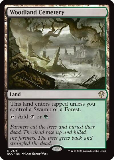 Woodland Cemetery (Commander: Lorwyn Eclipsed) Near Mint