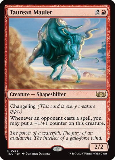Taurean Mauler (Commander: Tarkir: Dragonstorm) Near Mint