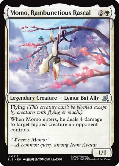 Momo, Rambunctious Rascal (Avatar: The Last Airbender: Eternal-Legal) Near Mint