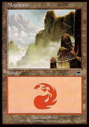 Mountain (344) (Onslaught) Near Mint