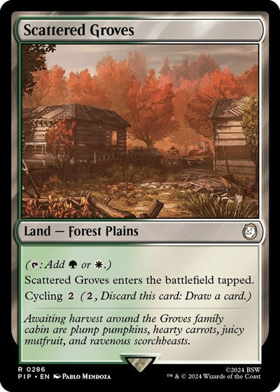 Scattered Groves (Universes Beyond: Fallout) Near Mint Foil