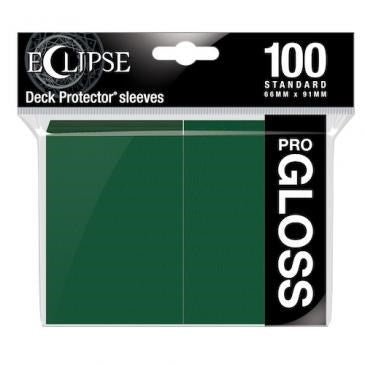 PRO-Gloss Eclipse Standard Deck Protector Sleeves Forest Green (100-Pack) (Ultra Pro) New