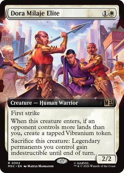 Dora Milaje Elite (Extended Art) (Commander: Marvel Super Heroes) Near Mint