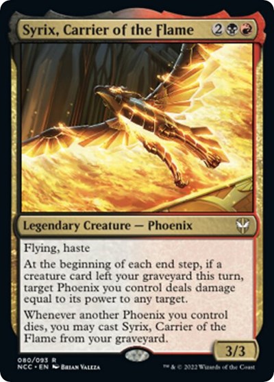 Syrix, Carrier of the Flame (Commander: Streets of New Capenna) Near Mint