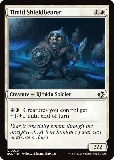 Timid Shieldbearer (Lorwyn Eclipsed) Near Mint