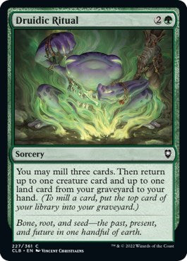 Druidic Ritual (Commander Legends: Battle for Baldur's Gate) Near Mint Foil