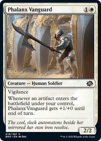 Phalanx Vanguard (The Brothers' War) Near Mint Foil