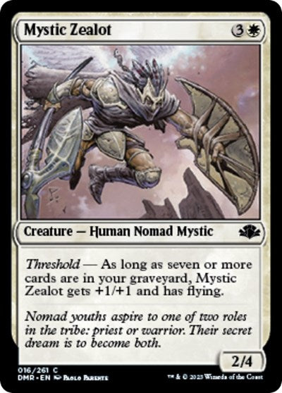 Mystic Zealot (Dominaria Remastered) Light Play Foil