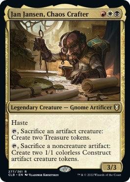 Jan Jansen, Chaos Crafter (Commander Legends: Battle for Baldur's Gate) Near Mint Foil
