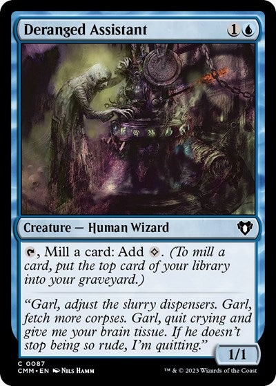Deranged Assistant (Commander Masters) Near Mint Foil