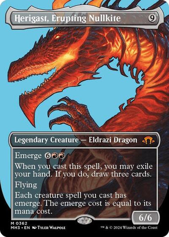 Herigast, Erupting Nullkite (Borderless) (Modern Horizons 3) Near Mint