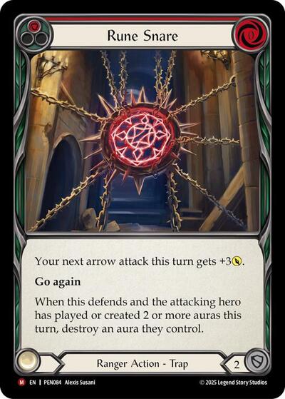 Rune Snare (Red) (Compendium of Rathe) Near Mint Foil