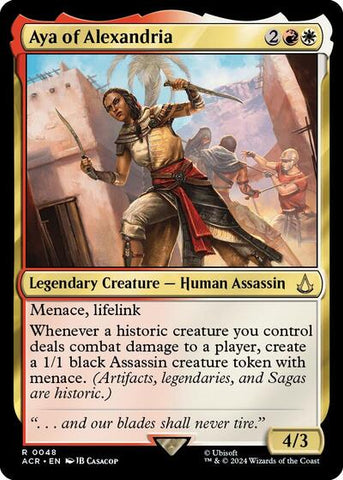 Aya of Alexandria (Universes Beyond: Assassin's Creed) Near Mint