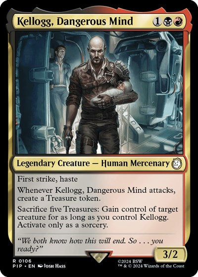 Kellogg, Dangerous Mind (Universes Beyond: Fallout) Near Mint