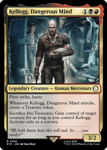 Kellogg, Dangerous Mind (Universes Beyond: Fallout) Near Mint