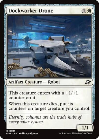 Dockworker Drone (Edge of Eternities) Near Mint Foil
