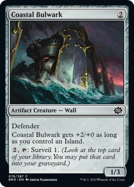 Coastal Bulwark (The Brothers' War) Near Mint Foil