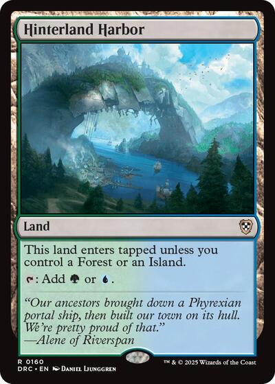 Hinterland Harbor (Commander: Aetherdrift) Near Mint