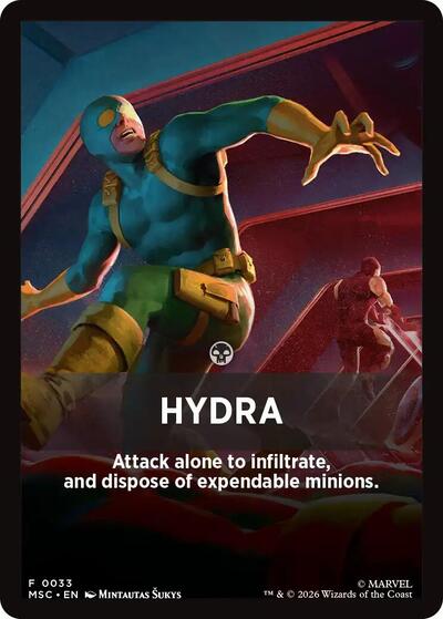Hydra Theme Card (Commander: Marvel Super Heroes) Near Mint