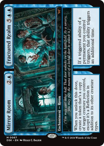 Mirror Room / Fractured Realm (Duskmourn: House of Horror) Near Mint