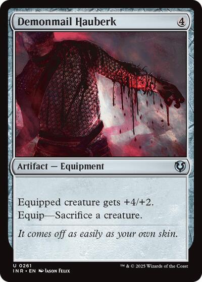 Demonmail Hauberk (Innistrad Remastered) Near Mint Foil