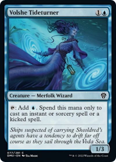 Volshe Tideturner (Dominaria United) Light Play Foil