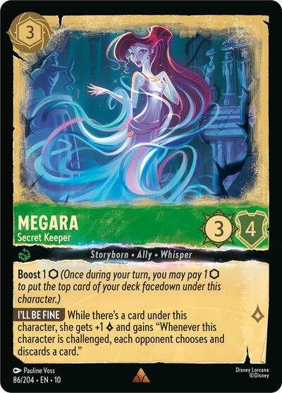 Megara - Secret Keeper (Whispers in the Well) Near Mint Cold Foil